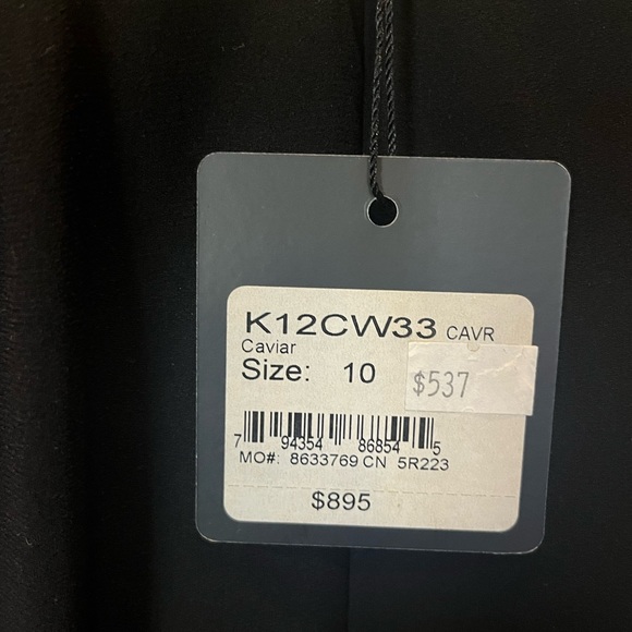 ST. JOHN BLACK COCKTAIL DRESS - Picture 7 of 10